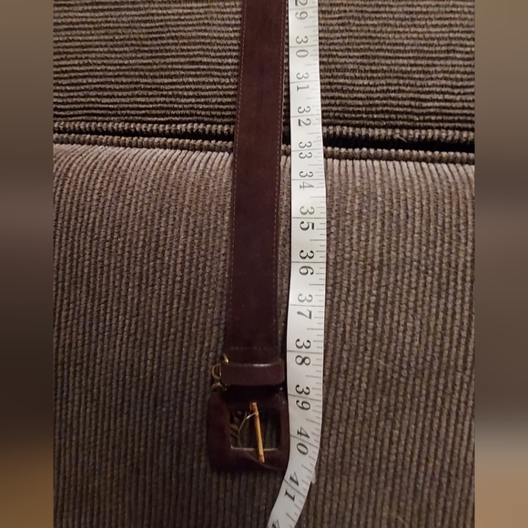 Vintage Whimsigoth Suede Belt Dangling Gold Charm Witchy Academia - Picture 10 of 11